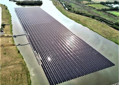 全國最大「水域型浮動式太陽能發電系統」在台南 年發電800萬度